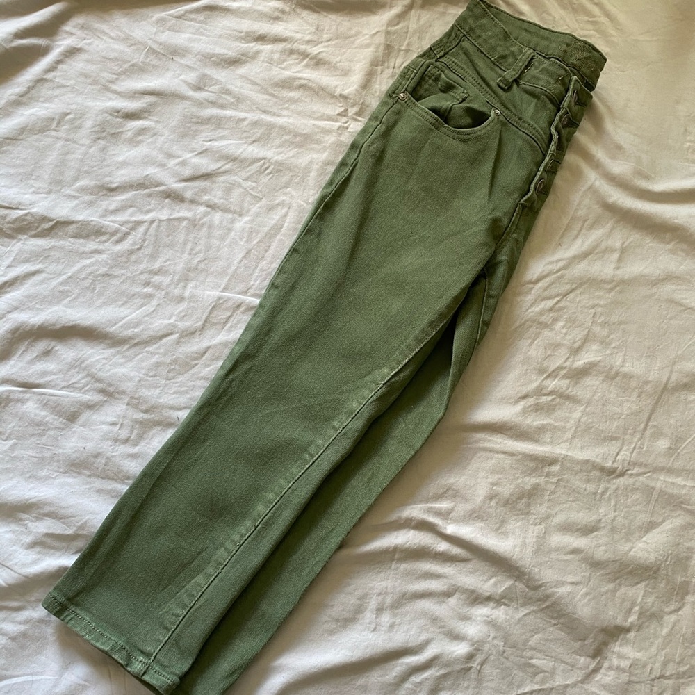 Army green pants